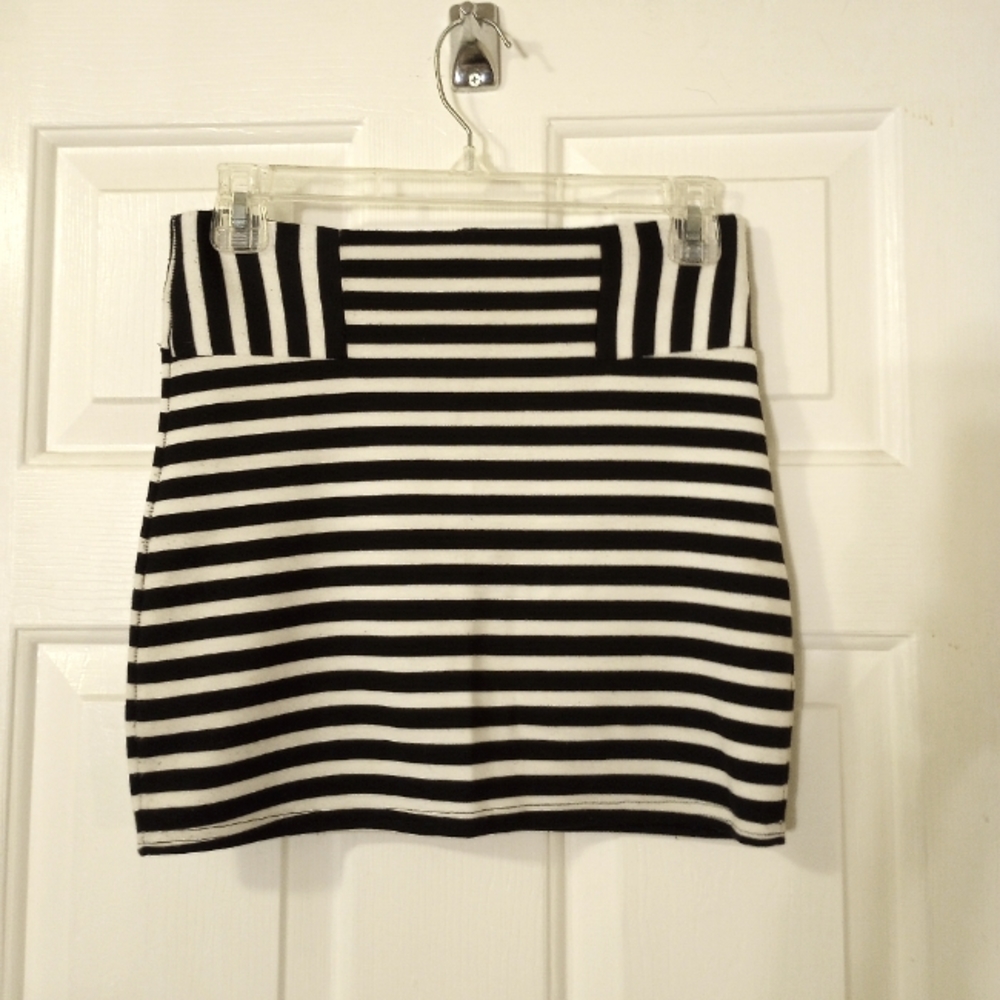 GUESS Striped Mini Skirt